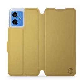 Etui do Motorola Moto G14 - wzór Gold&Orange