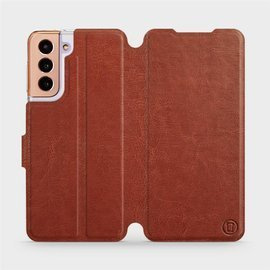 Etui do Samsung Galaxy S21 - wzór Brown&Gray