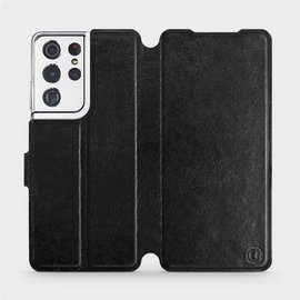 Etui do Samsung Galaxy S21 Ultra - wzór Black&Orange