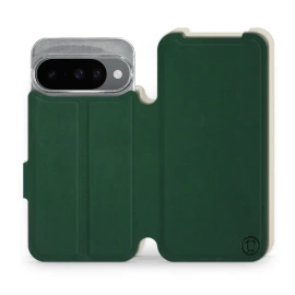 Etui Soft Touch do Google Pixel 10 - wzór Miejska zieleń z platyną