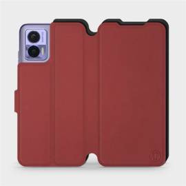 Etui Soft Touch do Motorola Edge 30 Neo - wzór Zachodząca czerwień z czernią