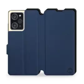 Etui Soft Touch do Xiaomi POCO X5 Pro 5G - wzór Głęboki granat z czernią