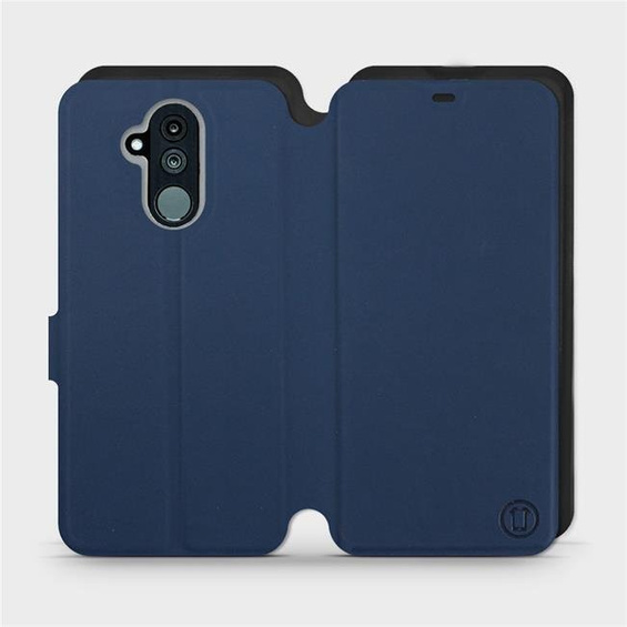Etui Soft Touch do Huawei Mate 20 Lite - wzór Głęboki granat z czernią
