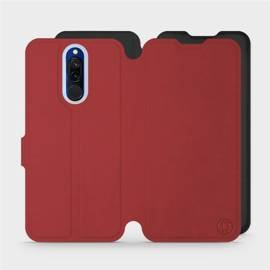 Etui Soft Touch do Xiaomi Redmi 8 - wzór Zachodząca czerwień z czernią