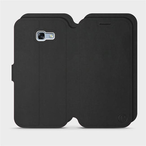 Etui Soft Touch do Samsung Galaxy A5 2017 - wzór Satynowa czerń