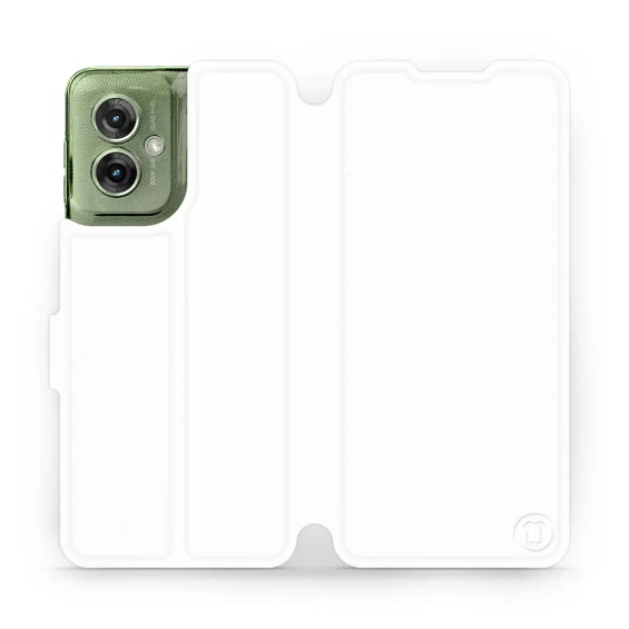 Etui do Motorola Moto G55 5G - wzór White&Orange