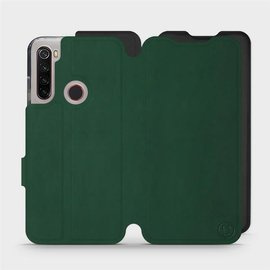 Etui Soft Touch do Xiaomi Redmi Note 8 - wzór Miejska zieleń z czernią