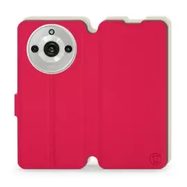 Etui Soft Touch do Realme 11 Pro - wzór Żywa czerwień z platyną