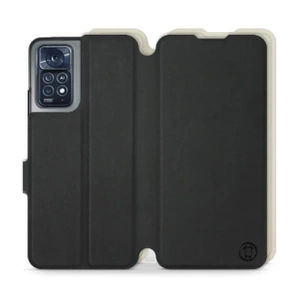 Etui Soft Touch do Xiaomi Redmi Note 12 Pro 4G - wzór Satynowa czerń z platyną