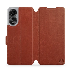Etui do OPPO A78 5G - wzór Brown&Gray