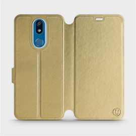 Etui do LG K40 - wzór Gold&Orange