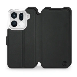 Etui Soft Touch do OPPO Find X9 pro - wzór Satynowa czerń