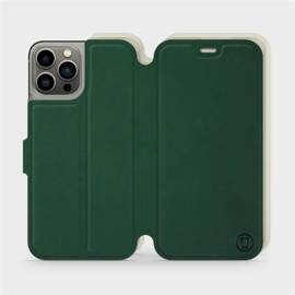 Etui Soft Touch do Apple iPhone 13 Pro - wzór Miejska zieleń z platyną