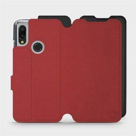 Etui Soft Touch do Xiaomi Redmi 7 - wzór Zachodząca czerwień z czernią
