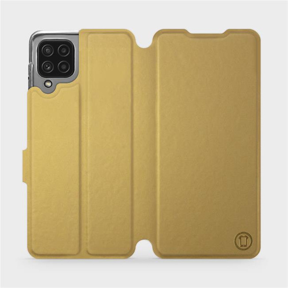 Etui do Samsung Galaxy M32 4G - wzór Gold&Gray