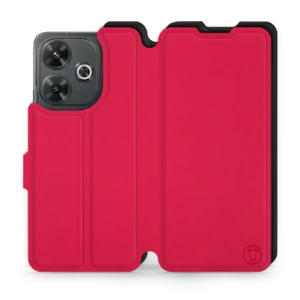 Etui Soft Touch do Xiaomi Redmi 13 - wzór Żywa czerwień z czernią