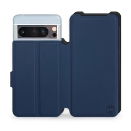 Etui Soft Touch do Google Pixel 8 Pro - wzór Głęboki granat z czernią