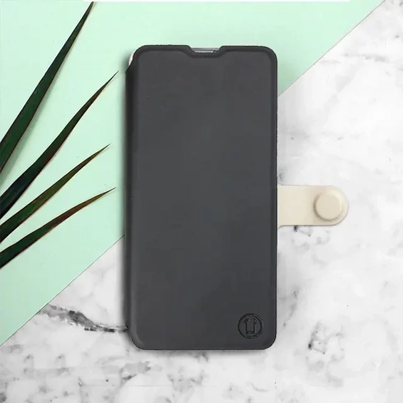 Etui Soft Touch do Samsung Galaxy A15 5G - wzór Satynowa czerń z platyną