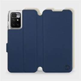Etui Soft Touch do Xiaomi Redmi 10 - wzór Głęboki granat z platyną