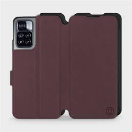 Etui Soft Touch do Xiaomi Redmi Note 11 Pro - wzór Matowy burgund z czernią