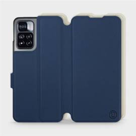 Etui Soft Touch do Xiaomi Redmi Note 11 Pro - wzór Głęboki granat z platyną