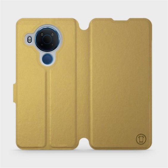 Etui do Nokia 5.4 - wzór Gold&Orange