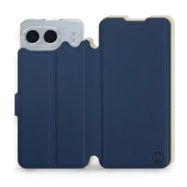 Etui Soft Touch do OnePlus Nord 4 5G - wzór Głęboki granat z platyną