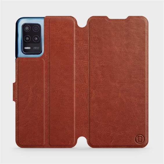 Etui do Realme 8 5G - wzór Brown&Gray