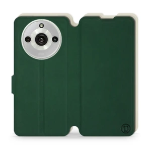 Etui Soft Touch do Realme 11 Pro - wzór Miejska zieleń z platyną