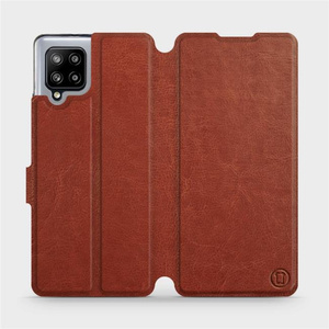 Etui do Samsung Galaxy A42 - wzór Brown&Orange