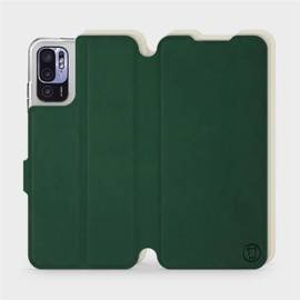 Etui Soft Touch do Xiaomi Redmi Note 10 5G - wzór Miejska zieleń z platyną