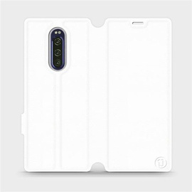 Etui do Sony Xperia 1 - wzór White&Orange
