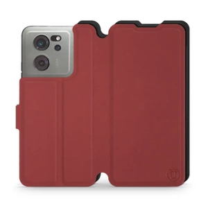 Etui Soft Touch do Xiaomi 13T Pro - wzór Zachodząca czerwień z czernią