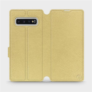 Etui do Samsung Galaxy S10 Plus - wzór Gold&Orange