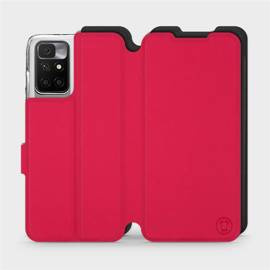 Etui Soft Touch do Xiaomi Redmi 10 - wzór Żywa czerwień z czernią