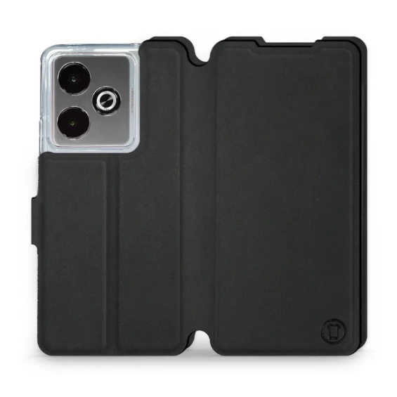 Etui Soft Touch do Realme GT 7T - wzór Satynowa czerń