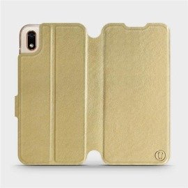 Etui do Huawei Y5 2019 - wzór Gold&Orange