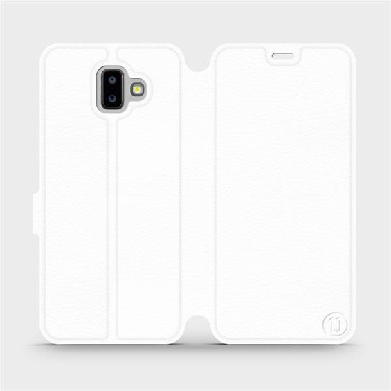 Etui do Samsung Galaxy J6 Plus 2018 - wzór White&Orange