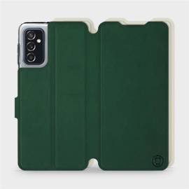 Etui Soft Touch do Samsung Galaxy M52 5G - wzór Miejska zieleń z platyną
