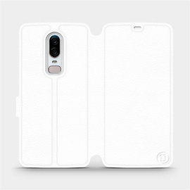 Etui do OnePlus 6 A6000 - wzór White&Orange