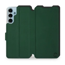 Etui Soft Touch do Samsung Galaxy M55 5G - wzór Miejska zieleń z czernią