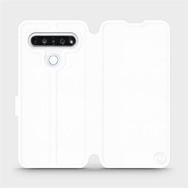 Etui do LG K61 - wzór White&Gray