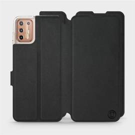 Etui Soft Touch do Motorola Moto G9 Plus - wzór Satynowa czerń