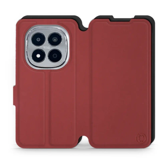 Etui Soft Touch do Xiaomi Redmi Note 15 Pro 5G - wzór Zachodząca czerwień z czernią