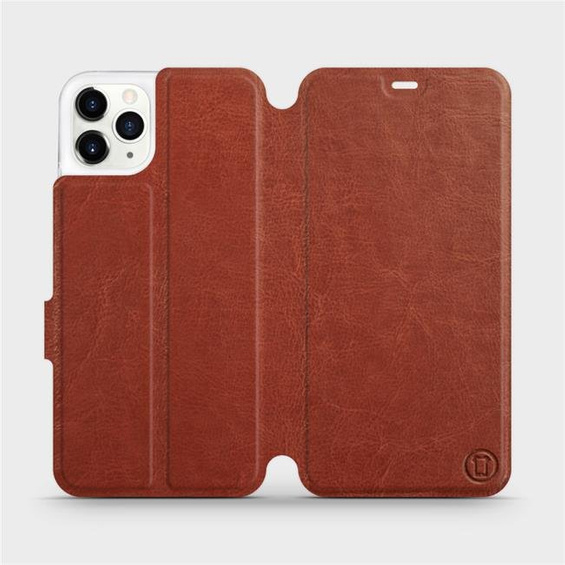 Etui do Apple iPhone 11 Pro Max - wzór Brown&Orange