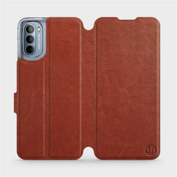 Etui do Motorola Moto G31 - wzór Brown&Orange
