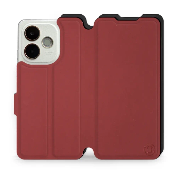 Etui Soft Touch do OPPO A5 Pro 5G - wzór Zachodząca czerwień z czernią
