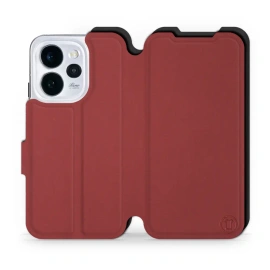 Etui Soft Touch do OPPO Reno 15 pro - wzór Zachodząca czerwień z czernią