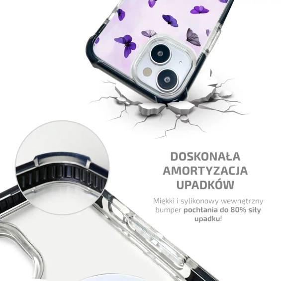 Etui MagSafe Elite Bumper Apple iPhone 15 Plus - wzór DP77D