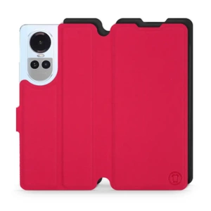 Etui Soft Touch do OPPO Reno 10 5G - wzór Żywa czerwień z czernią